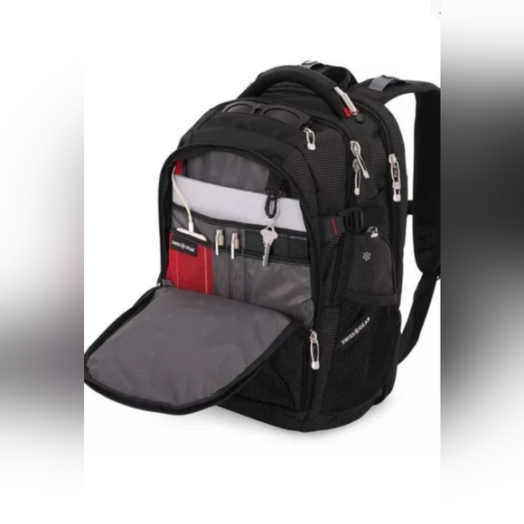 NEW! SWISSGEAR Scan Smart TSA Laptop and USB Power Plug 18.5" Backpack - NWOT - Picture 5 of 16